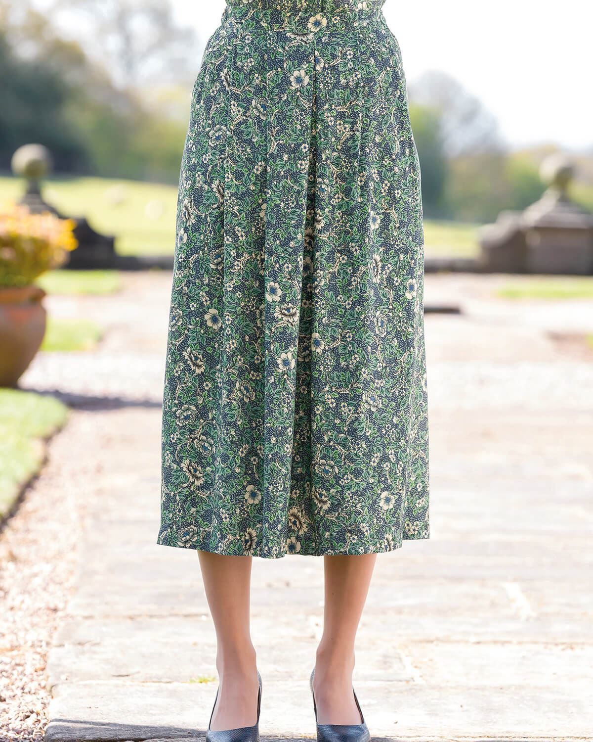 Clarissa Floral Supersoft Viscose Skirt